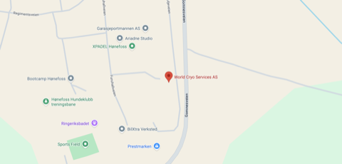Map of Patruljeveien 31, Hoenefoss
